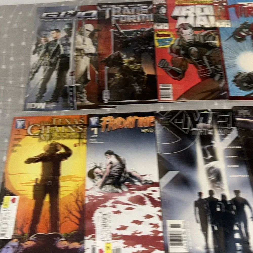 Marvel Comic‎ Lot Gi Joe, Transformers, Xmen, Horror